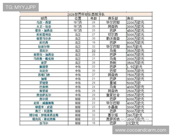 2026年世界杯西班牙队临场调整策略分析与赛场表现预测